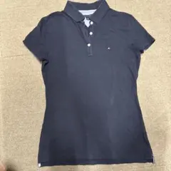TOMMY HILFIGER 黒 ポロシャツ Sサイズ