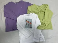 X-GIRLほか 長袖カットソー 3点セット