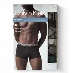 カルバンクライン　メンズ ローライズトランクス マイクロファイバー 3枚組