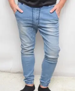 BAYFLOW ベイフロー bay flow スウェット デニムジョガー パンツ