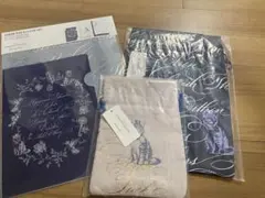 【新品】アフタヌーンティーリビング ヴェロニカ・ハリム猫　巾着ポーチ&ファイルのサムネイル