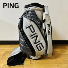 希少 PING 3点式 ツアープロ キャディバッグ カーステン - メルカリ