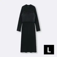 GU 2ピースビスチェセットワンピース