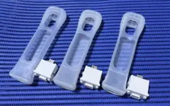 wii wiiu モーションプラスカバー付き（ホワイト）3個セット