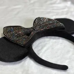 ディズニー ミニー カチューシャ スパンコール 美品 人気 即日発送