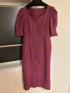 Lily brownヴィンテージボタンワンピース