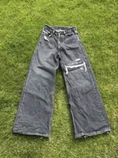 【DIESEL】D-RISEストレートデニムパンツ ブラック W23のサムネイル