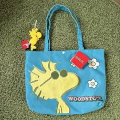 スヌーピー ウッドストック トートバッグ マスコット