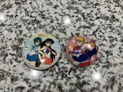 セーラームーン　缶バッチ　レトロ