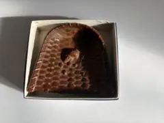 南部鉄器　灰皿　文秀堂　箕にネズミ