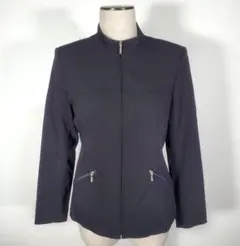 キッズ ブルゾン ジャケット レーヨン 黒 肩パッド スタイル映え 160cm