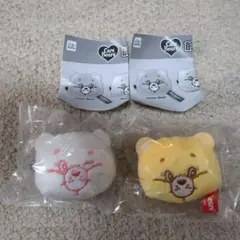 ケアベア　ガチャガチャ　前髪クリップ　3つセット