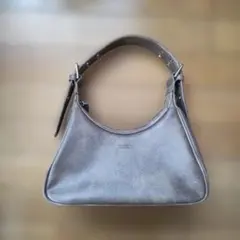 MOUSSY レザー ハンドバッグ プラウン