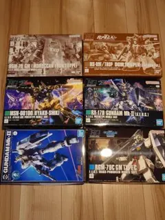 中古・未組立品】HGUC リックディアス、Mk-II、ドダイ改 3個セット