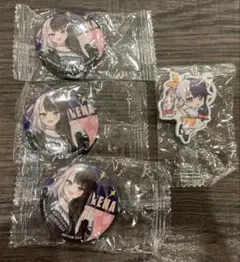 にじさんじ くら寿司 缶バッジ めじるしチャーム 夜見れなセット