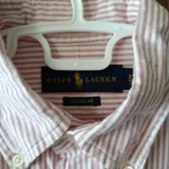 ラルフローレン、ピンク系シャツ