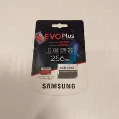 【未開封】SAMSUNG EVO Plus 256GB microSDカード