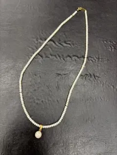 シンプルパールネックレス K18 ケシパールネックレス