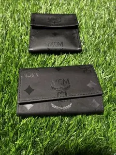 MCM コインケース 小銭入れ ブラック 2点セット