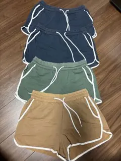 ★H&M エイチアンドエム　メンズ　ショートパンツ　ハーフパンツ　4枚セット良品