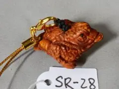 □ミニサイズ□根付　龍亀(ろんぐい)の根付SR-28