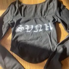 SHIEN クロップ丈ロゴtシャツ　未着用