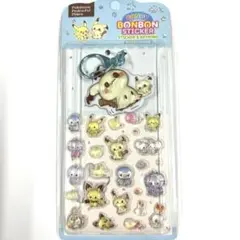 正規品 韓国限定 ポケモン ポケピース キャンディボンボンステッカー&キーリング