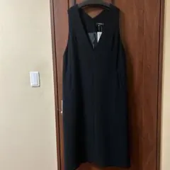 凹凸素材　クレープダブル イージージャンパースカート