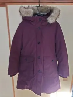 ユニクロ UNIQLO ダウンコート ロング丈　ファー付き