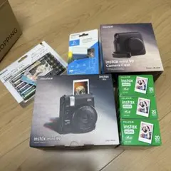 【全部セット】instax mini 99 本体、ケース、フィルム60枚 おまけ