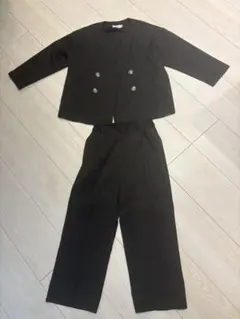 ノーカラースーツ　セットアップ　キッズ　フォーマル　120