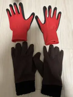 ①手袋 スマホ対応　②ラバー付き 作業用手袋　まとめ売り