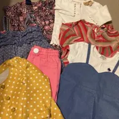 女の子　80サイズ　7点セット　まとめ売り　つなぎ　オールインワン