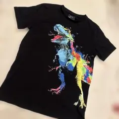 恐竜柄半袖Tシャツ　140