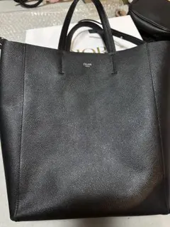 CELINE ブラック レザートートバッグショルダーバック2wayバック