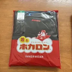 着るホカロン メンズ 半袖丸首シャツ Lサイズ 2枚組