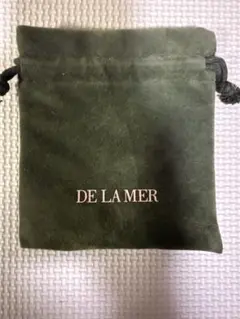 DE LA MER 巾着 ポーチ カーキのサムネイル