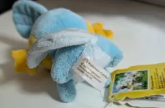 タグ付き　ミズゴロウ　キャンバスぬいぐるみ　ポケモンセンター　ポケットモンスター