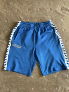 arena ブルー×ホワイト ハーフパンツ Mのサムネイル