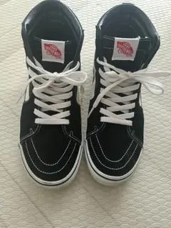 Vansブラックスエードハイカットスニーカーオールドスクール25cmスケートハイ