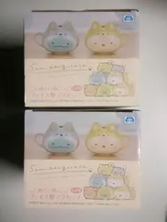 すみっコぐらし　こいぬといぬごっこフェイス形マグカップ
