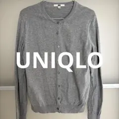 UNIQLO クルーネック カーディガン グレー XLのサムネイル
