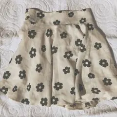 花柄スカート M 春ミニスカート