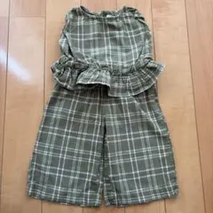 PAIR MANON チェック柄 セットアップ 90cm