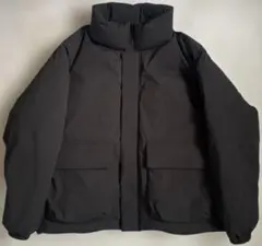【未使用級】GU ジーユー ヒートパデッドスタンドブルゾン XXL ブラック