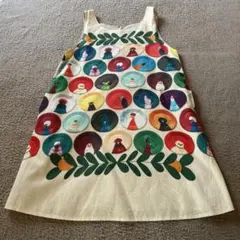 Joemonota カラフルノースリーブワンピース L