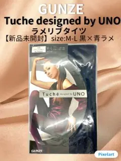 【新品未開封】GUNZE グンゼ 神田うの ラメリブタイツ