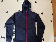 オークリー　ネイビー フルジップ ジャケットとパンツ セット　Lサイズ