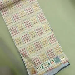 値下 無形文化財指定 本場 結印 結城紬のサムネイル