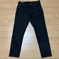 リーバイス512ビッグEテーパードパンツW30ブラックLevi's Vステッチ